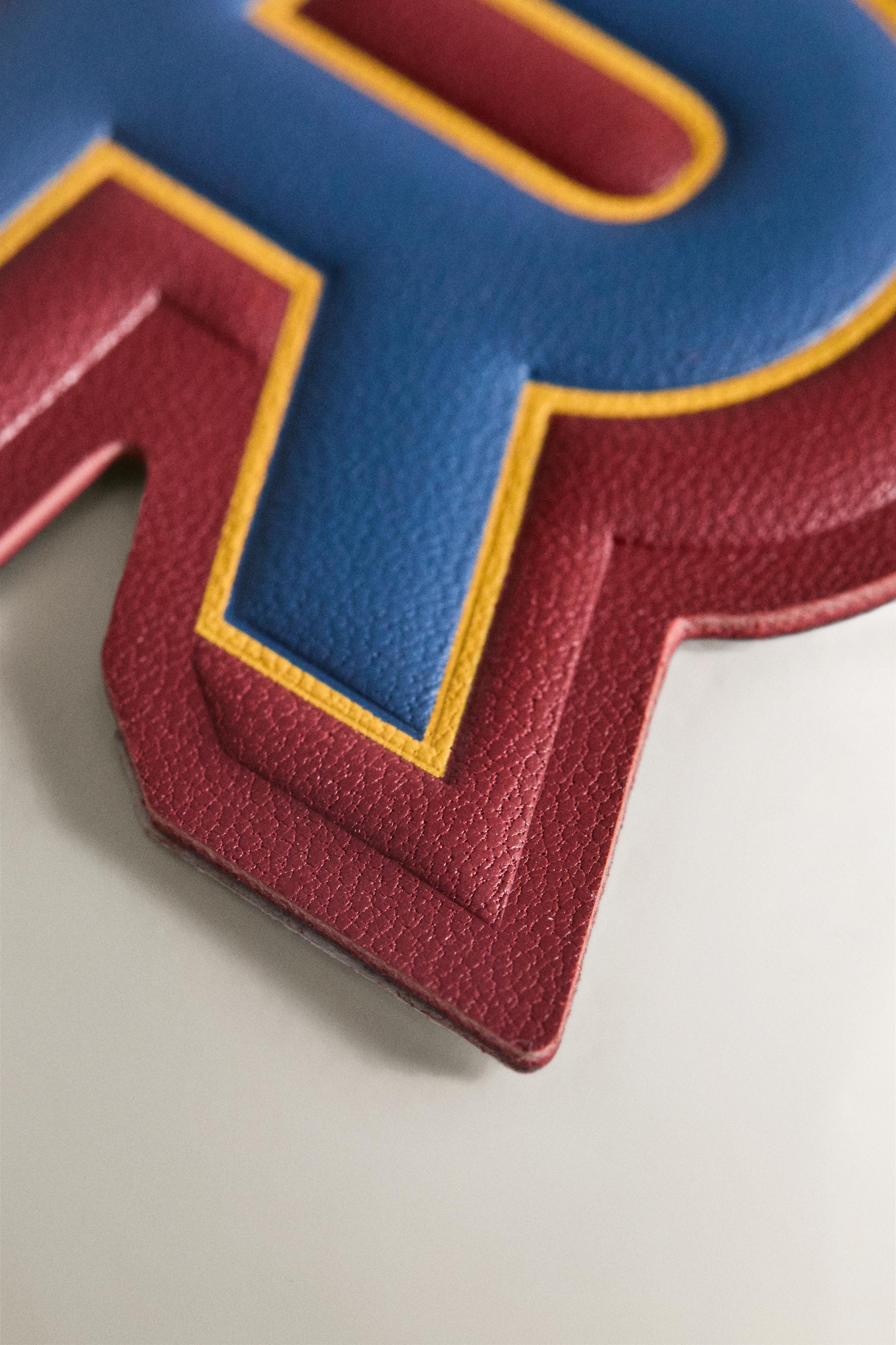 LEATHER LETTER R PATCH